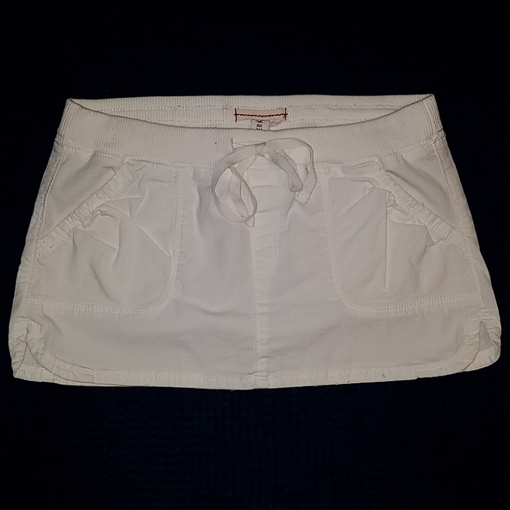 Hollister White Skirt